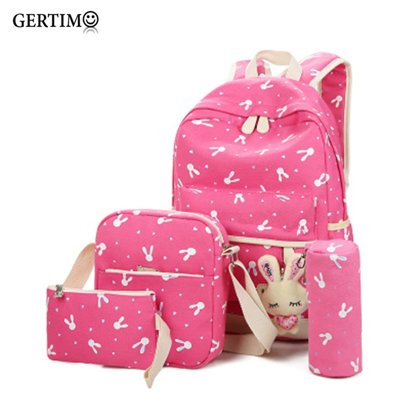 

Kids Large Capacity Printing School Backpacks for Primary Girls School Backpack Set Rucksack Cute Book Bags;mochila infantil