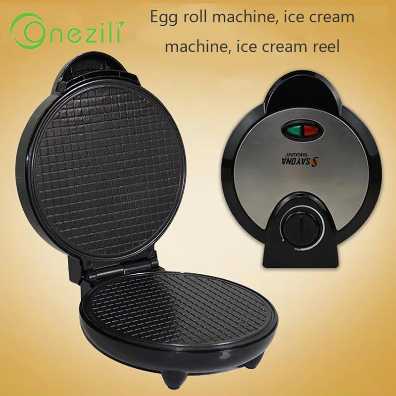 

1200W Full-automatic Non-stick Multifunctional Household Electric Ice Cream Reel Egg Roll Maker Muffin Machine Doughnut Maker