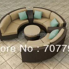 Дизайн открытый диван из ротанга глубокая посадка набор