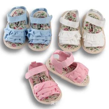

DHL 50pair Lace Baby Girls Shoes First Walkers Fashion Soft Bottom Girl Princess Shoes