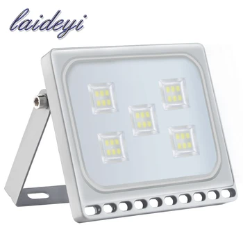 

LAIDEYI Ultrathin LED Flood Light 30W AC200-240V Waterproof IP67 Outdoor Lighting Spotlight Projector Lamp Cold White Warm White