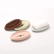 Креативный гибкий силиконовый чехол для хранения мыльницы держатель для хранения мыльницы Ванная комната мыльница тарелка лоток коробка Бытовые аксессуары