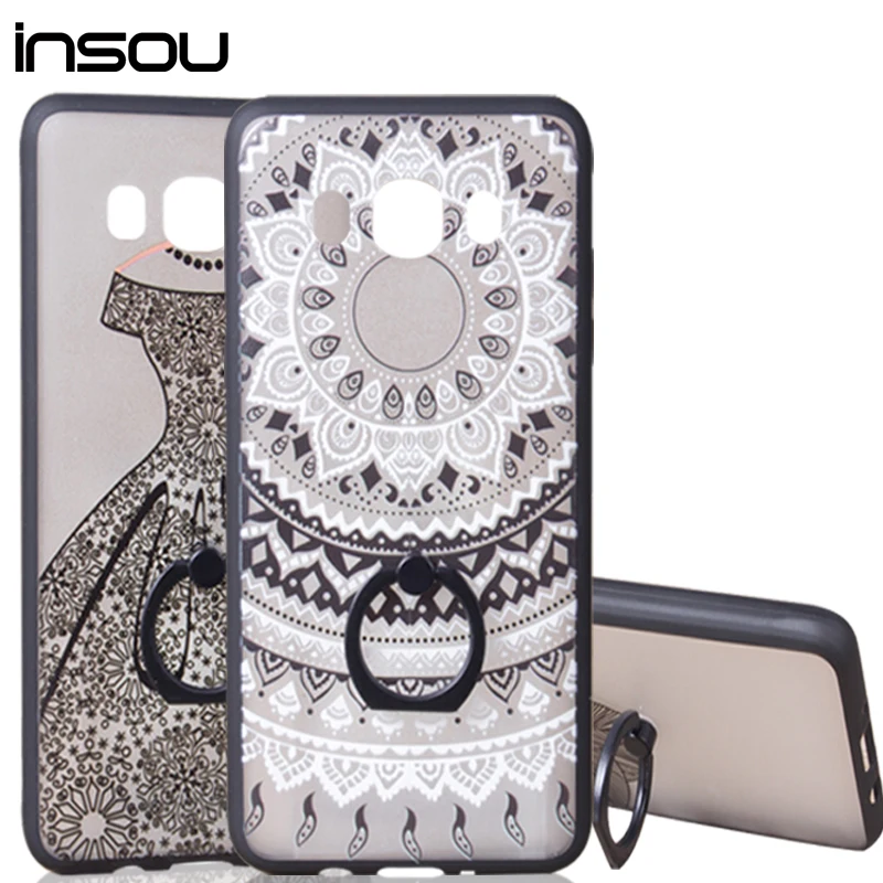 

Dream Catcher Silicone phone cover case for Samsung Galaxy J3 J5 A3 A5 2016 case S7 edge J5 A310 A510 J510 Ring Holder Stand