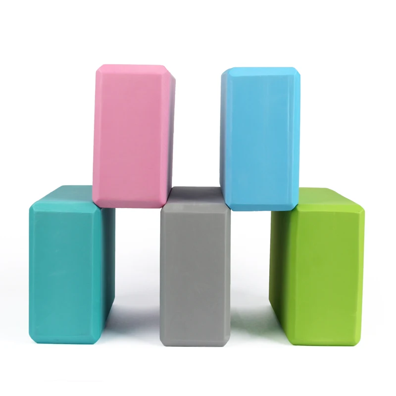 

9 colors Pilates EVA Yoga Brick Block Sports Gym Foam Workout Stretching Body Sculpting Health Training for Women