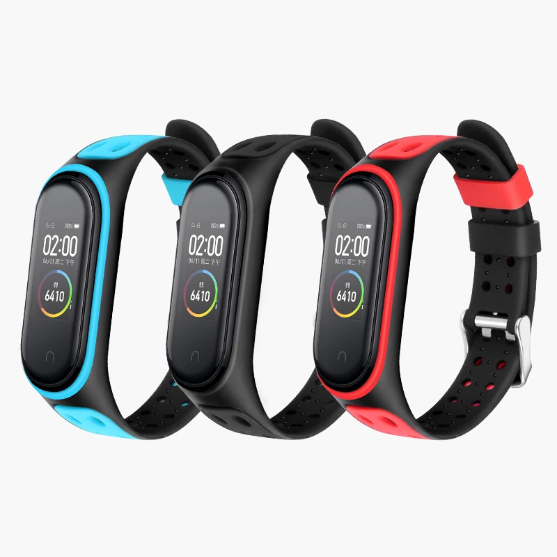 Браслет для xiaomi mi band 5 ремешок из мягкого силикона 4 браслет miband nfc аксессуары 3