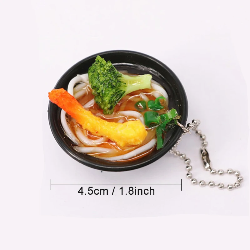 Ramen Simulated Food Keychain 4cm Random Style US Seller