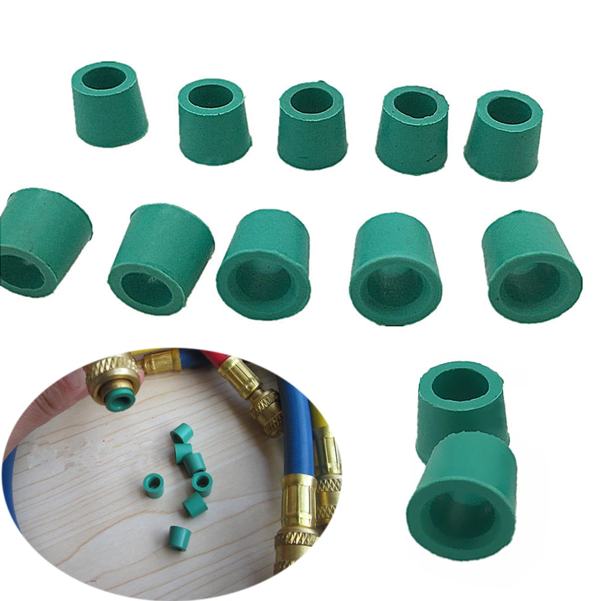 50pcs/Pack A/C HVAC 1/4" Charging Hose / Manifold Sealing O Ring Kit