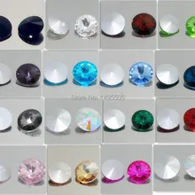 20 шт элементы кристалл риволи стеклянные бусины 12 мм для изготовления ювелирных изделий