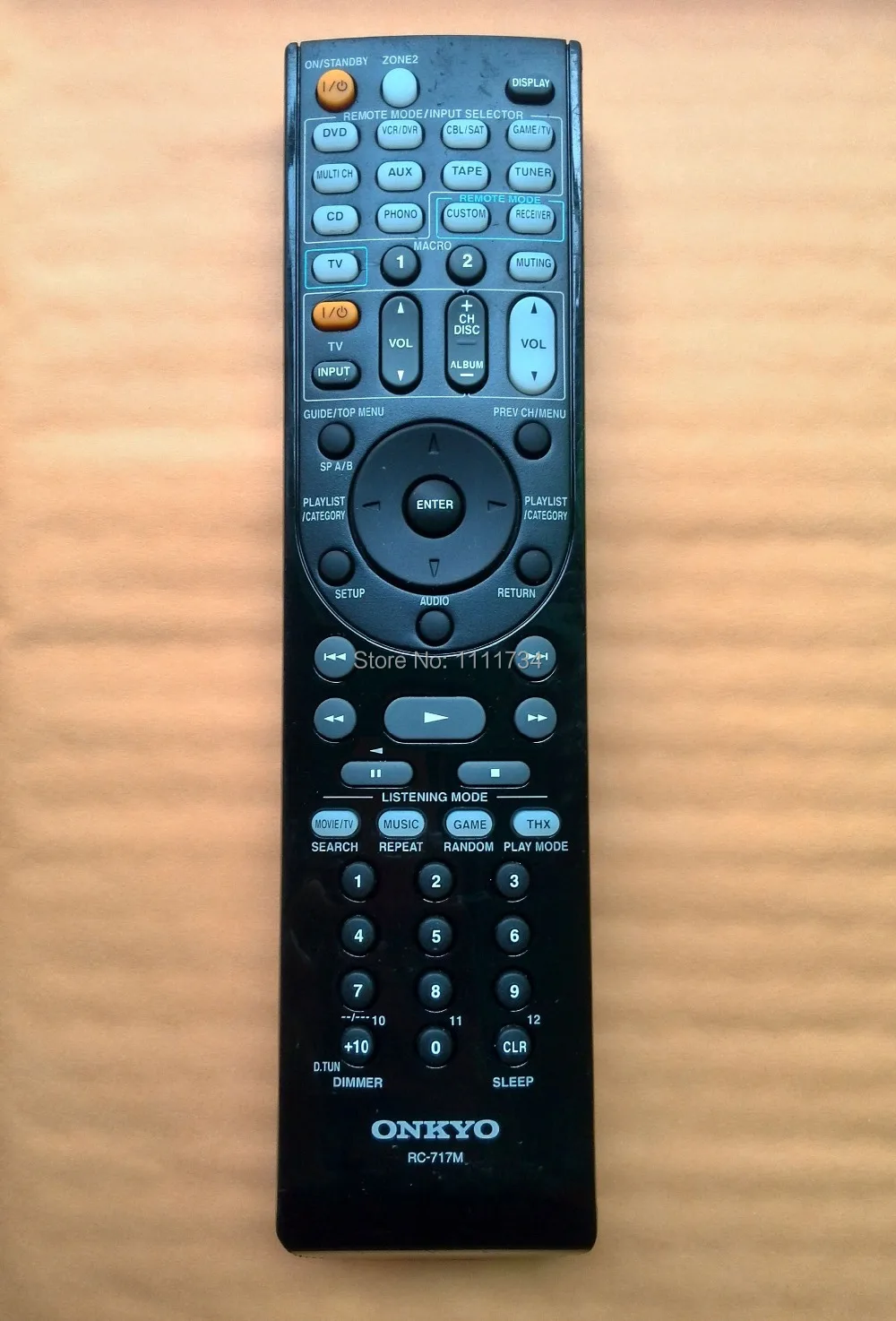 

Original Authentic Remote Control for Onkyo RC-717M RC-719M RC-743M RC-742M RC-765M RC-735M