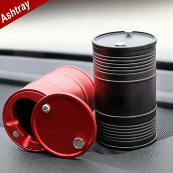 

Fashion Car Portable Ashtray Lid Aluminum Alloy Unique Creative Funny Design Automobiles Interior Accessories Ash Holder