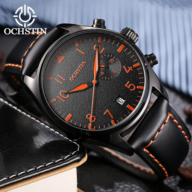 OCHSTIN, роскошные брендовые наручные часы, армейские, военные, модные, кварцевые часы, мужские часы, спортивные наручные часы, мужские часы
