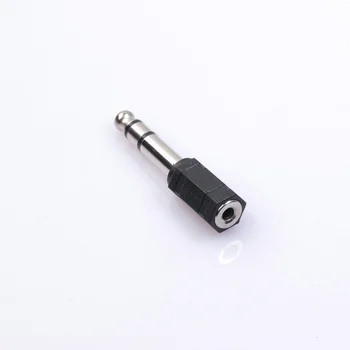 

6.35mm Male to 3.5mm Female 6.35mm Stereo to 3.5mm Adapter Plug ,300pcs/lot