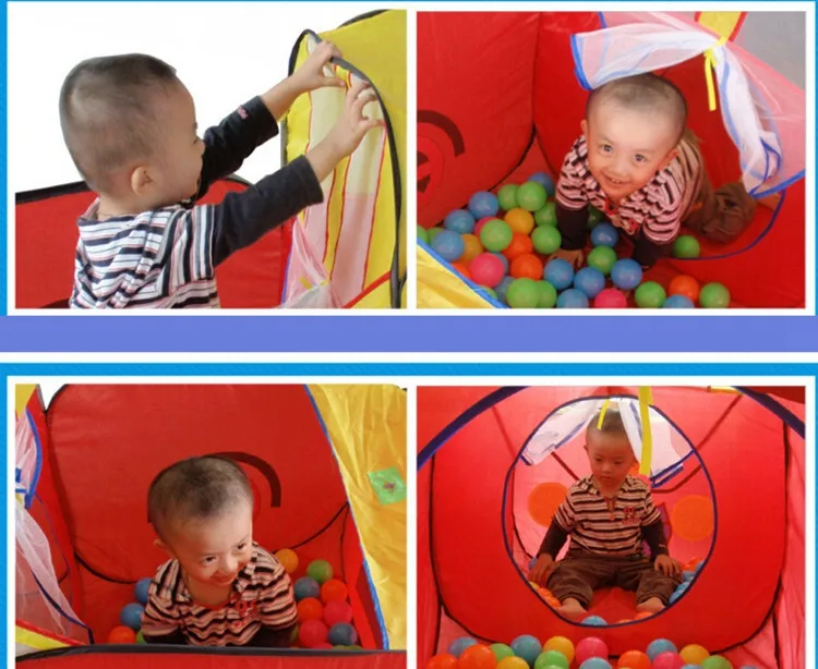 Baby Outdoor Indoor Toys Tunnel Tent Children Playhouse Kids Play Tent Children Play Game House Waterproof 1429472cm (5)