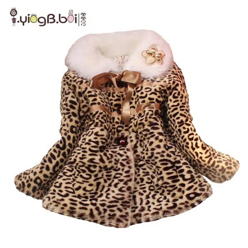 baby girl leopard coat