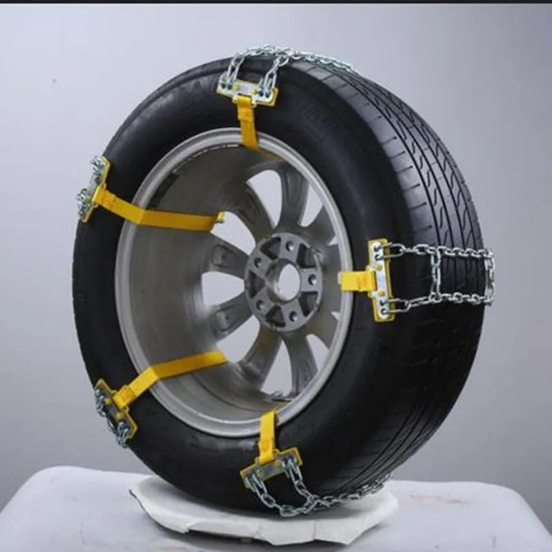 1 X Manganese Steel Durable Car Non-slip Chain Easy Application Tire Anti-skid Belt for Snow Road Ice Road Sand