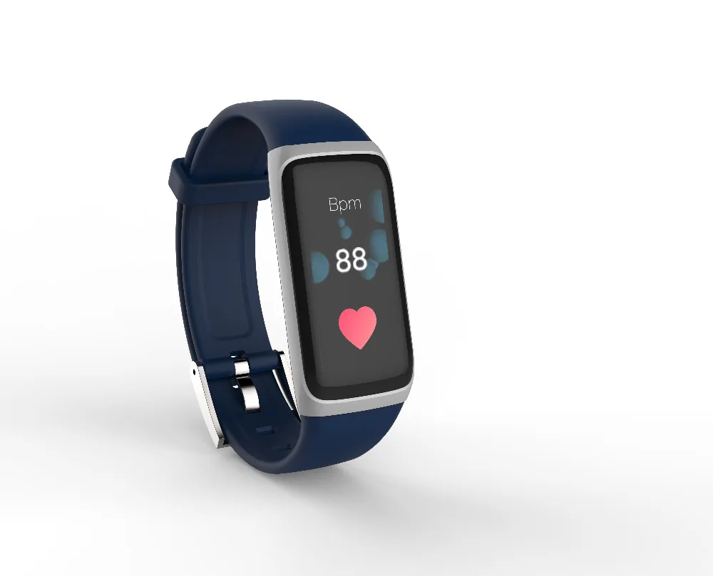 ABAY AMY Bluetooth Continuous Test Heart Rate Blood Pressure Blood Oxygen Calories Fashion Sports Smart Watch Wristbands