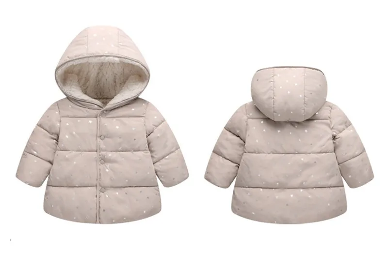 CROAL CHERIE Warm Children's Coats Winter Kids Jackets For Girls Parkas Outerwear Windbreaker Baby Infant Overcoat 90-130cm (2)