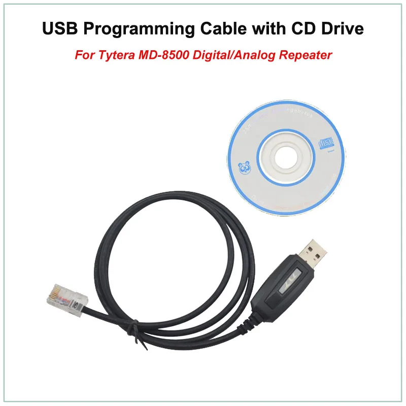 Tytera TYT MD 8500 MD8500 DMR цифровой/аналоговый ретранслятор USB кабель для программирования