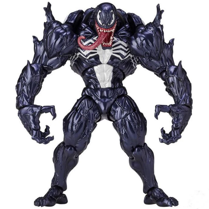 

18cm Anime figure Toys the Amazing Venom Spider Man Figure Venom 1/10 Scale PVC Action Figures Superhero Collectible Model
