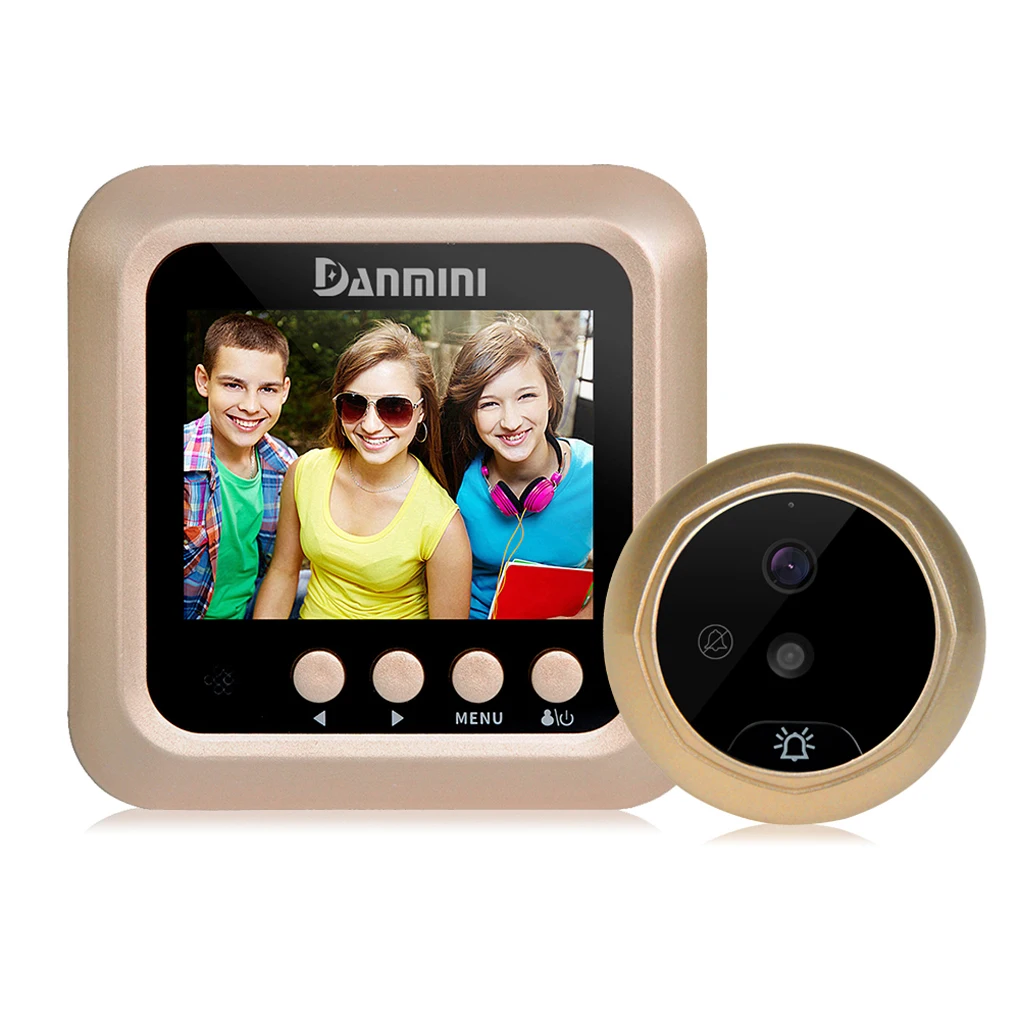 

Hot W5 2.4" Peephole Viewer Camera Door Eye No Disturb Doorbell Door Bell Security Cam 2.0MP Detector