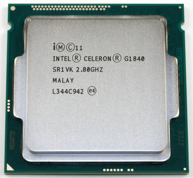 

Intel Celeron G1840 2.8GHz 2M Cache Dual-Core CPU Processor SR1VK SR1RR LGA1150 Tray