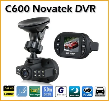 

Mini Dash Cam DVR Camera 1.5 inch Full HD 1080P 12 IR LED Vehicle CAM Video Camera C600 Recorder Car DVR 160 degree camera