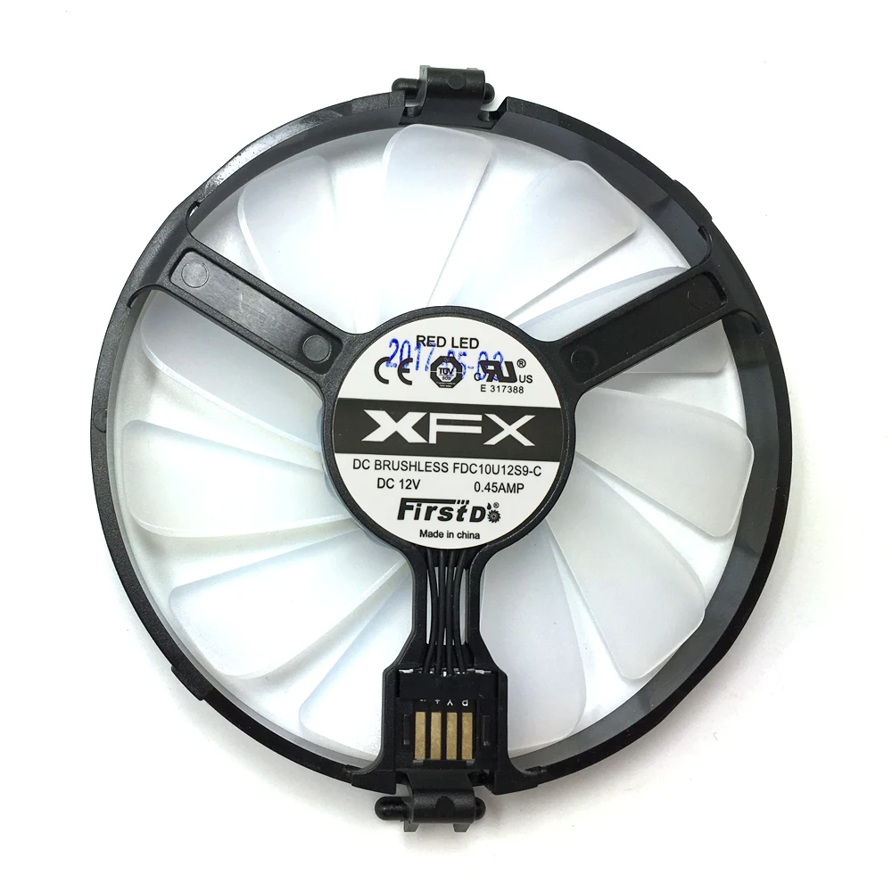 Новый FDC10U12S9 C вентилятор охлаждения для ПК заменить XFX AMD Radeon R7 360 RX 470 480 570 580 RX460 460