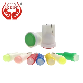 

KEIN 10PCS T5 W3W T10 w5w 194 COB auto car led Instrument Lights Door License Plate Interior Reading indicator Signal Trunk Lamp