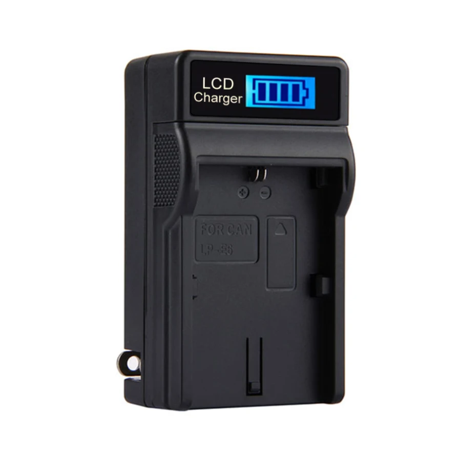 

SANGER LP E6 LP-E6 E6N Battery LCD Fast Charger for Canon EOS 5DS R 5D Mark II 5D Mark III 6D 7D 80D EOS 5DS Camera With EU Plug