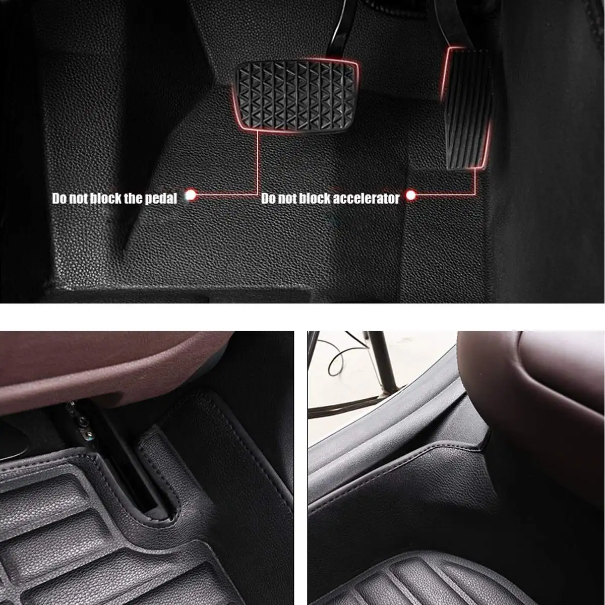 3 шт. черные кожаные водонепроницаемые автомобильные коврики лайнер Fly5D для Honda CRV 2011 2012 2013 автомобильные аксессуары