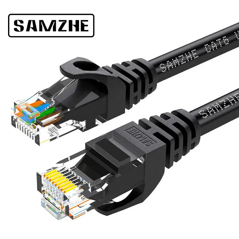 Acheter SAMZHE Cat6 Patch Câble Ethernet Câble 1 m 2 m 3 m 5 m 8 m 1G Lan Câble Cordon pour Ordinateur Portable Bleu Ray