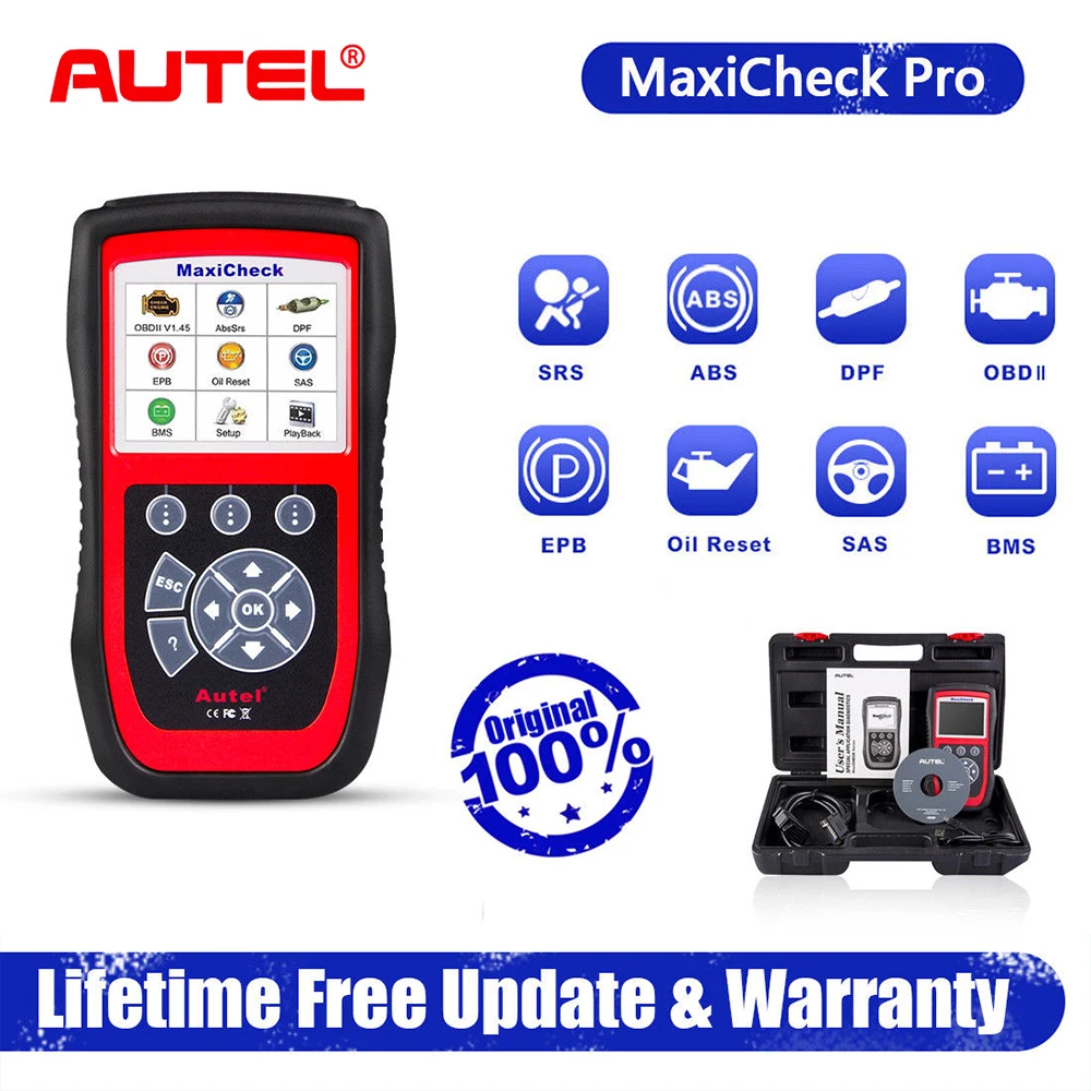 Autel maxichek Pro OBD2 автоматический сканер диагностический инструмент OBD 2 Автомобильный диагностический сканер Eobd obdii obd ii сканер