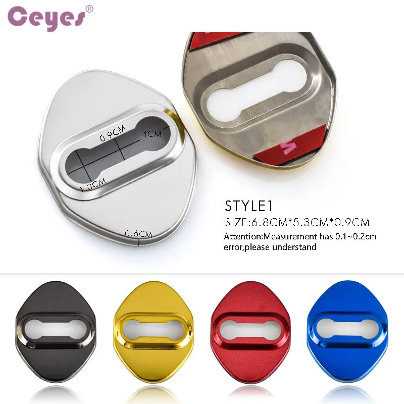 Car Door Lock Cover 4pcs/lot for Suzuki SX4 Jimny Alto Splash Swift Car-Styling Accessories car interior accessories,car door lock cover,car exterior accessories,car door cover