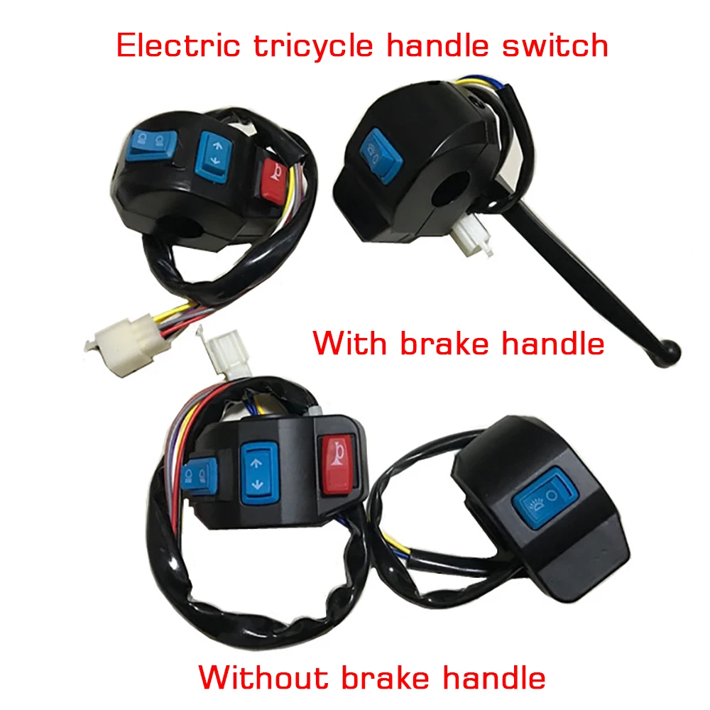 Sale Electric tricycles and ebike  Horn Turn Signal&light multifunctional switch 11