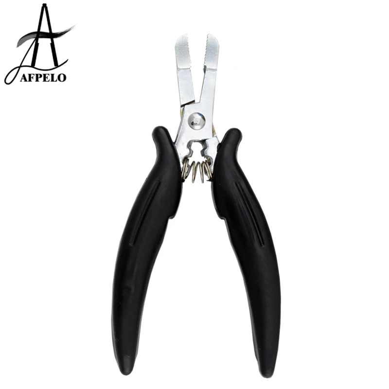 

Wholesale 10pcs D Type Stainless Steel Plier for Keratin Hair Extensions Tool Glue Remove Flat Tip Hair Plier