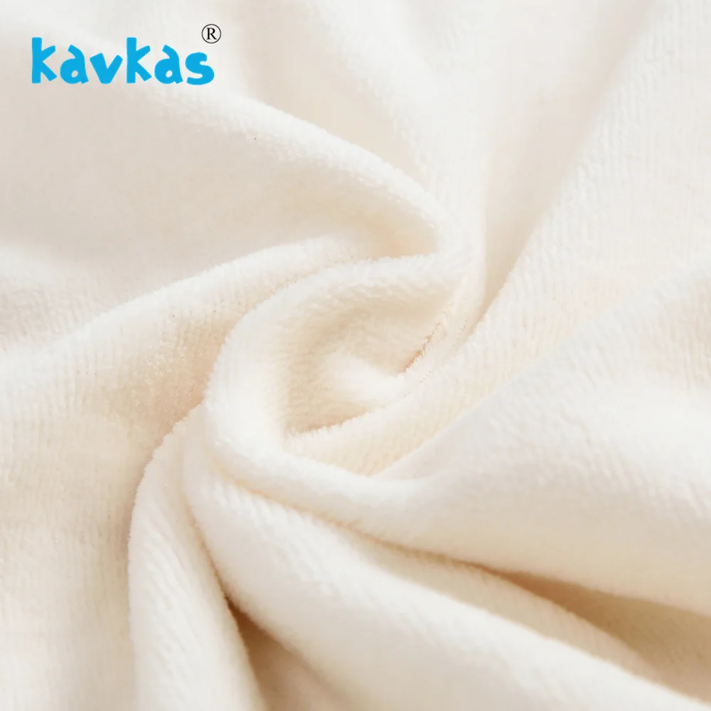 Kavkas/Одежда для маленьких девочек; зимние теплые комбинезоны с длинными рукавами; пижамы для сна с принтом медведя; Bebes Menina
