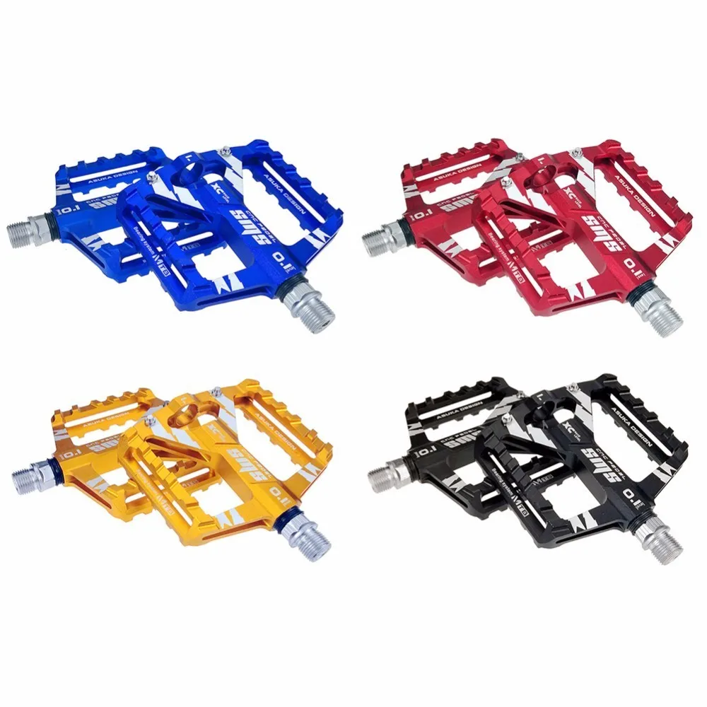 4 Colors Platform Alloy Road Bike Pedals Ultralight MTB Bearing Bicycle