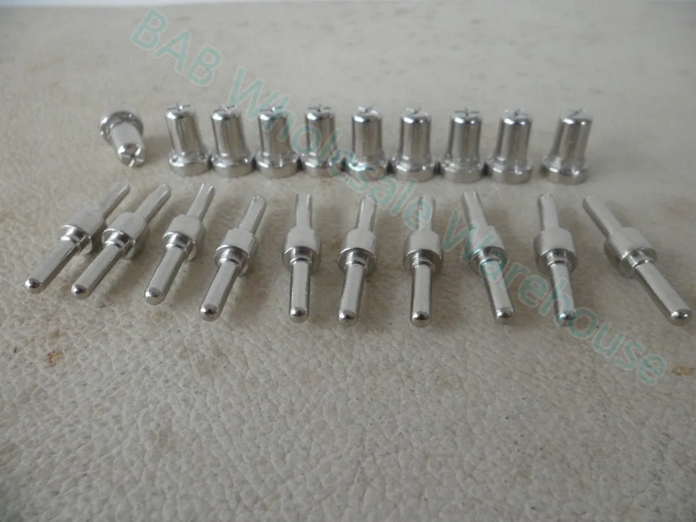 20 PCS Nickel plated PT31 LG40 plasma cutting torch consumables extended welding tip &electrode CUT-40 CT-312 20 PCS Nickel plated PT31 LG40 plasma cutting torch consumables extended welding tip &electrode CUT-40 CT-312
