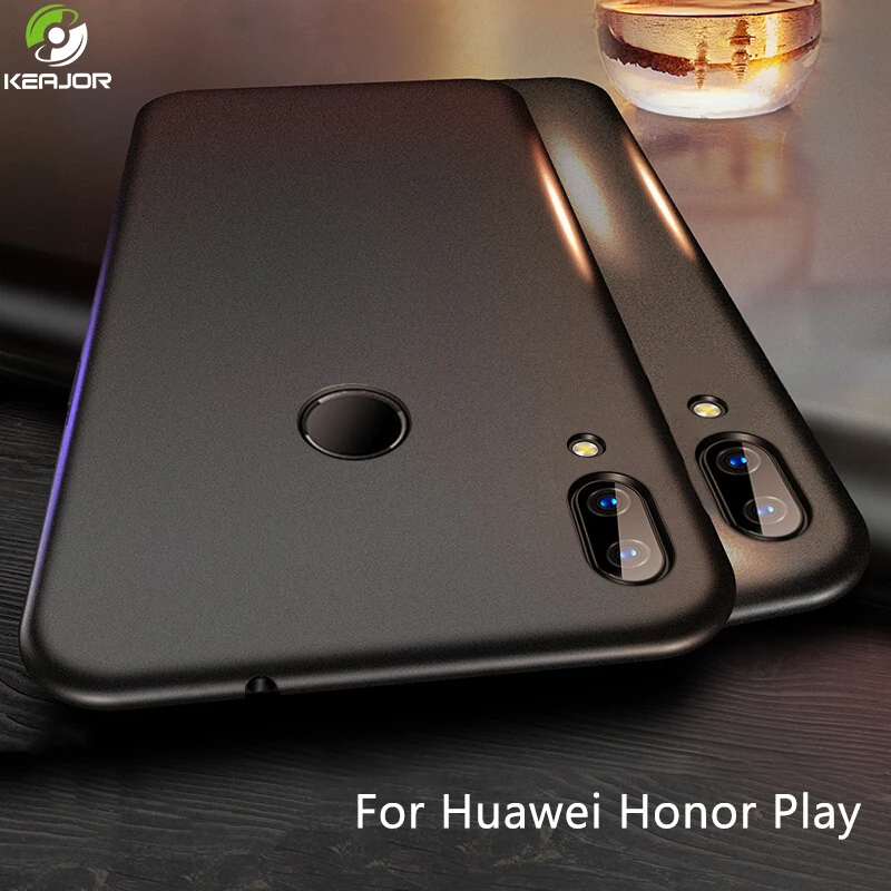 

For Huawei Honor Play Case matte Silicone TPU case on Huawei Honor Play bumper back cover for Honor Play case soft protector