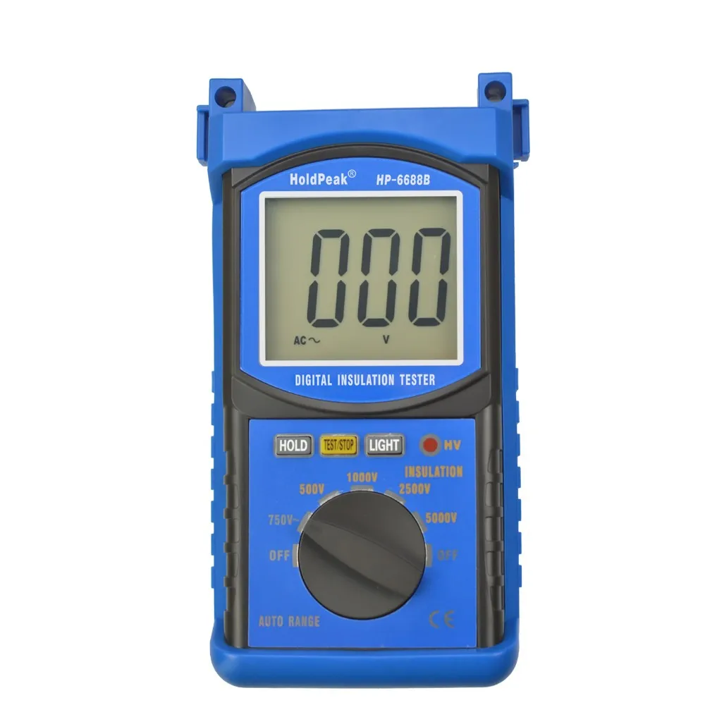 

New Digital 5000V Auto Range Megohmmeter multimeter HP-6688B Insulation Resistance Tester Meter