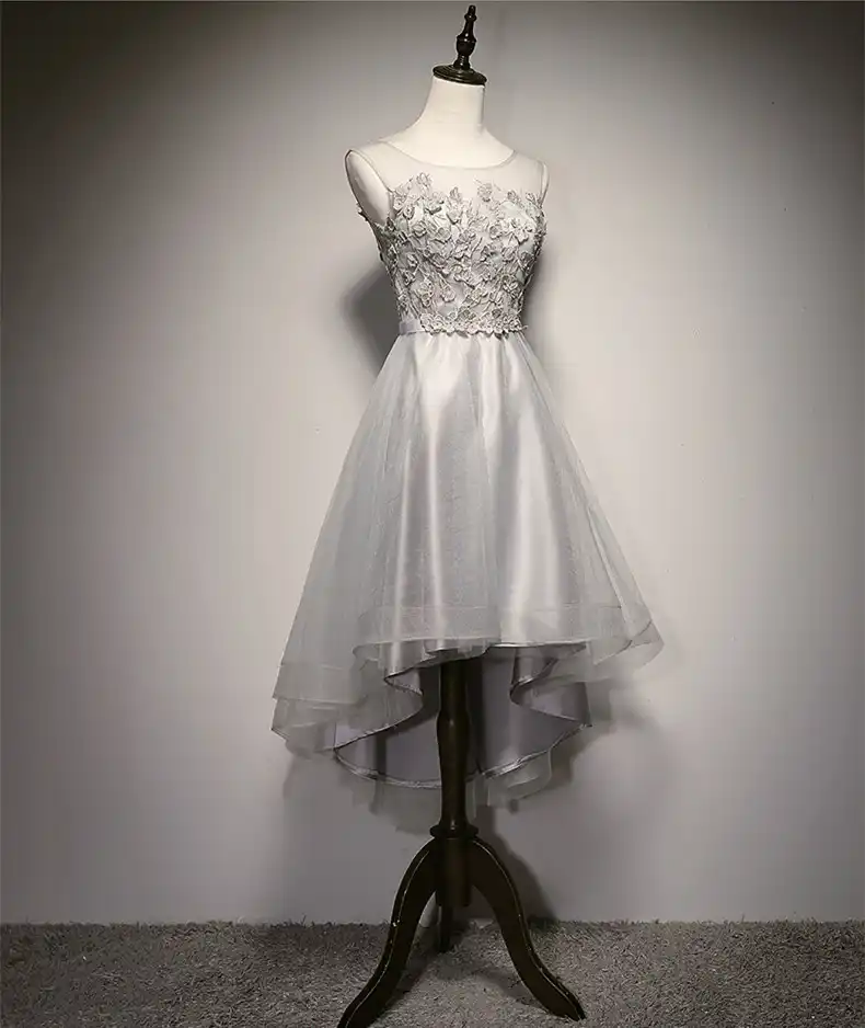 gray cocktail dresses for wedding