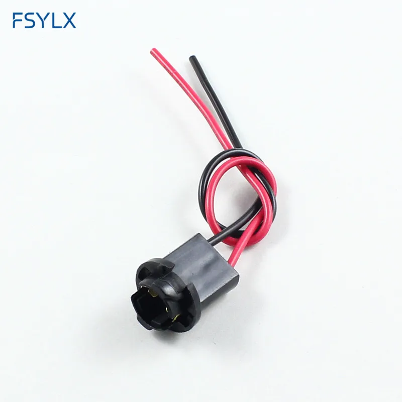 T10 501 LED SMD Car Light Bulb Socket Holder Connector 2 Free standard Bulbs
