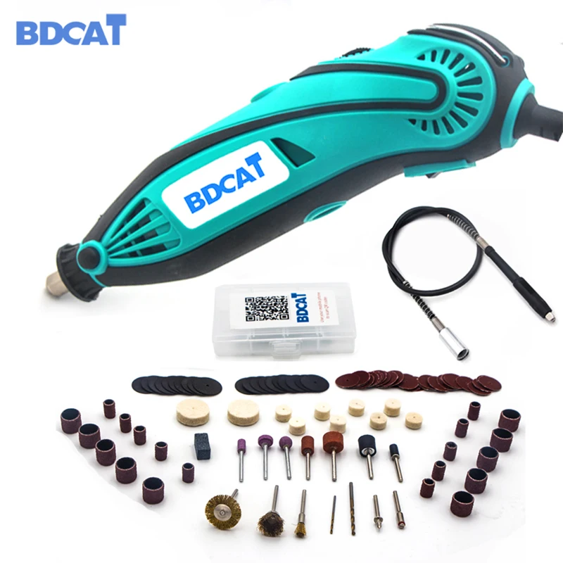 Najtaniej BDCAT wiertarka elektryczna szlifierka dremel szlifierka grawerująca Mini wiertarka obrotowa szlifierka polerska akcesoria dremel