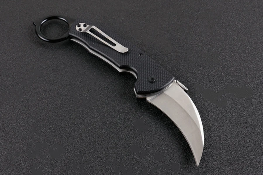 Karambit складной нож 5CR15MOV лезвие G10 ручка для тренировок на открытом воздухе когти походные Карманные охотничьи ножи для выживания EDC ручные инструменты