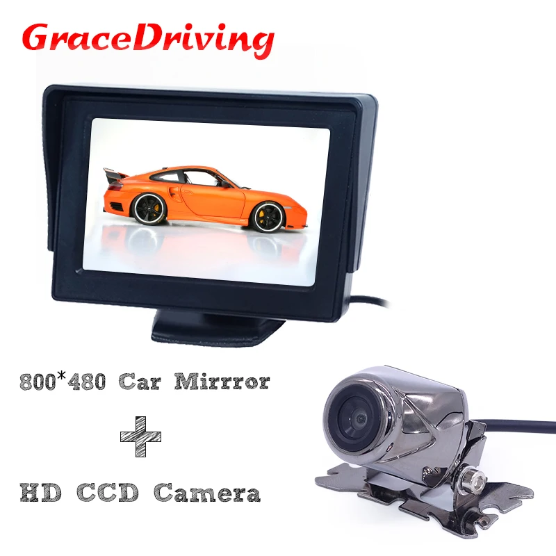 Auto Voiture Caméra de recul 170 ° degré Grand Angle PAL Mini Caméra de Recul Installation