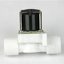 3/" BSPP 2Way нейлон Пластик самотеком Солнечная электромагнитный клапан нормально закрытый Вода Воздух газовый обогреватель шайба стиральная машина