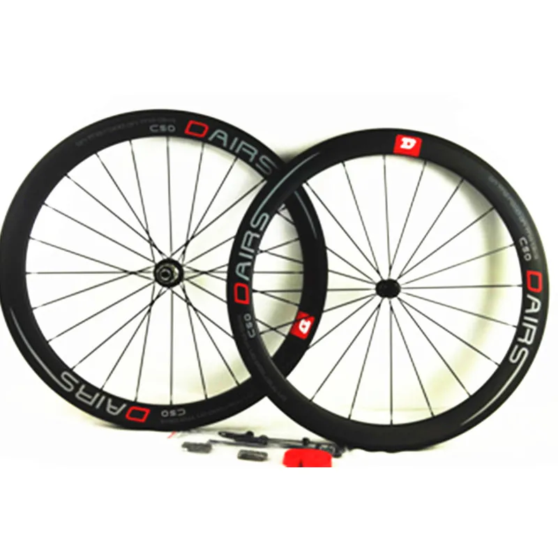 Dairs 700c Carbon Road Bike Wheels Ceramics R13 Hubs 50x23mm Clincher