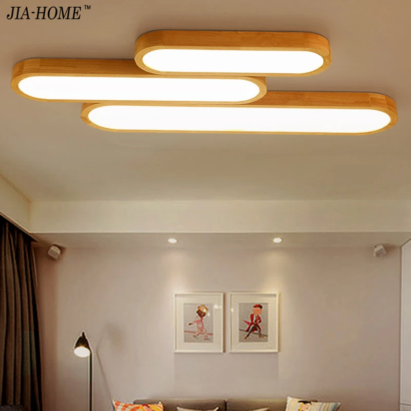 Remote Control Ceiling Lights Wooden Decorative Ceiling
