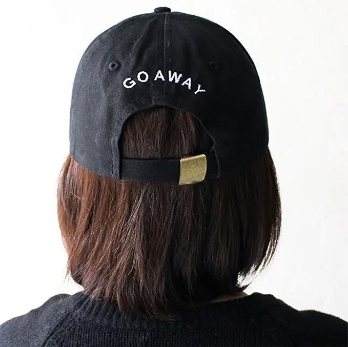 

VORON wholsale brand cap Go Away Embroidered Dad Hat 100% Cotton hip hop Baseball Cap For Men And Women snapback hats
