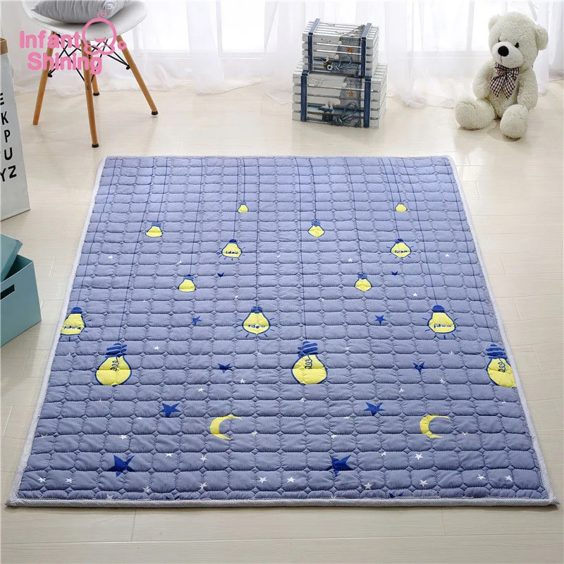 

Infant Shining Baby Play Mat Puzzle Treasure Climbing Mat Children's Anti-slip Climbing Mat Game Mat Machine Washable Carton